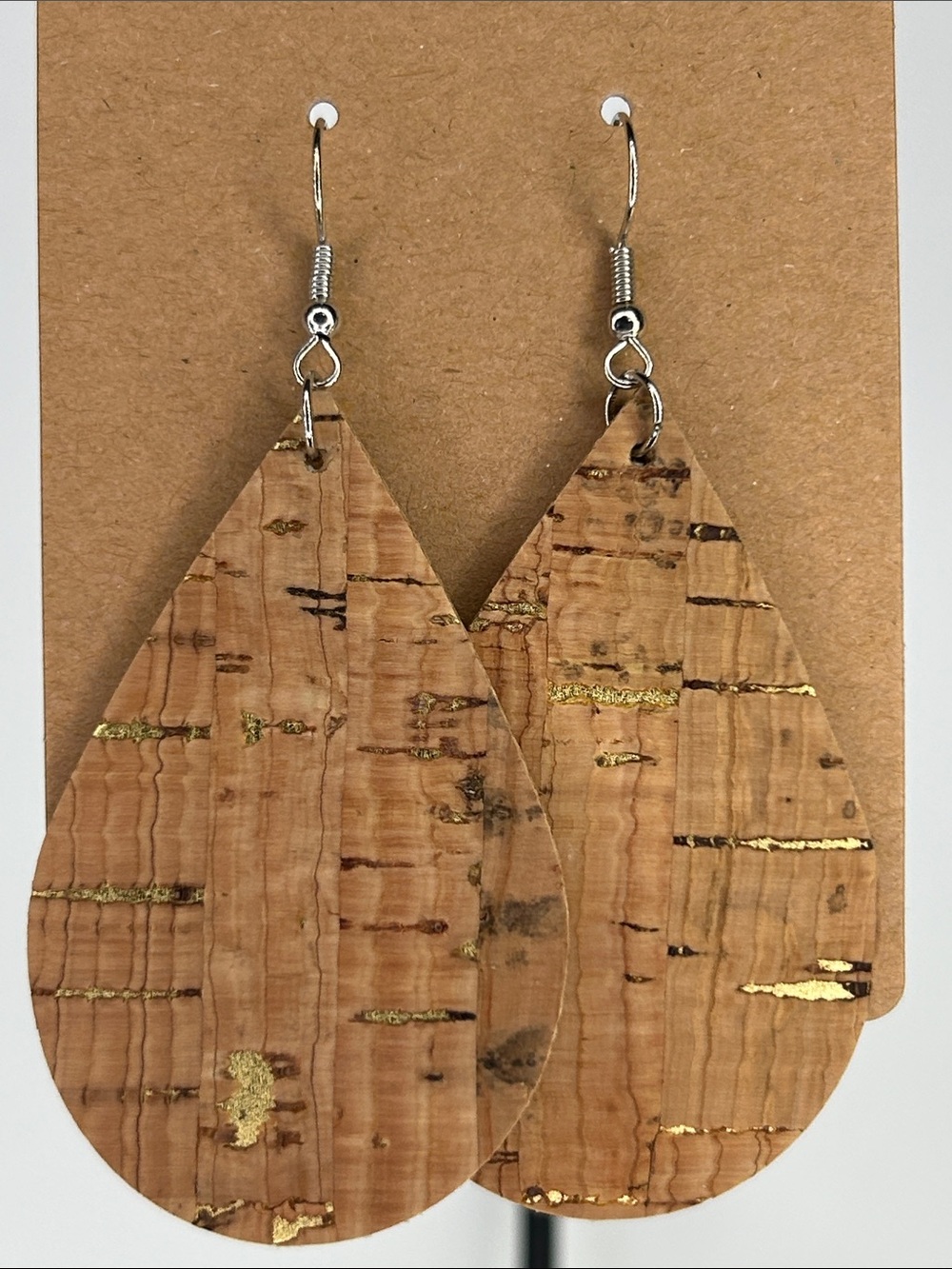 *LAST ONE* Real Cork Dangle Fashion Earrings Fashion Jewelry